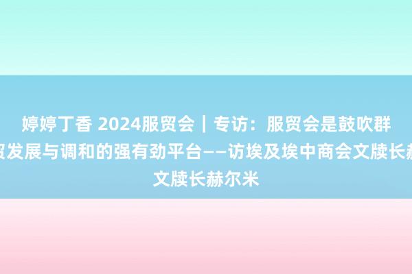 婷婷丁香 2024服贸会｜专访：服贸会是鼓吹群众经贸发展与调和的强有劲平台——访埃及埃中商会文牍长赫尔米