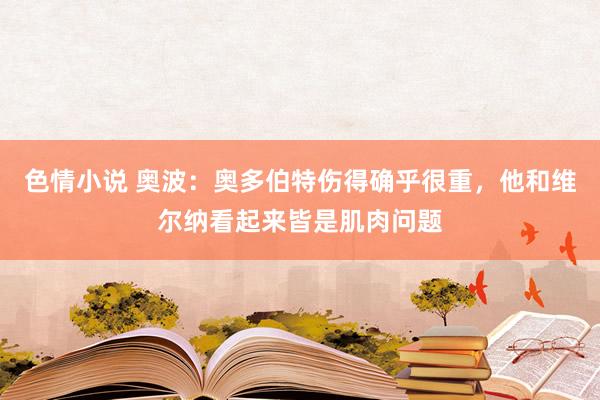 色情小说 奥波：奥多伯特伤得确乎很重，他和维尔纳看起来皆是肌肉问题