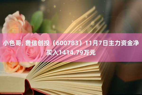 小色哥， 鲁信创投（600783）11月7日主力资金净买入1414.79万元