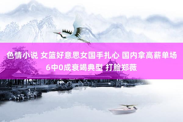 色情小说 女篮好意思女国手扎心 国内拿高薪单场6中0成衰竭典型 打脸郑薇